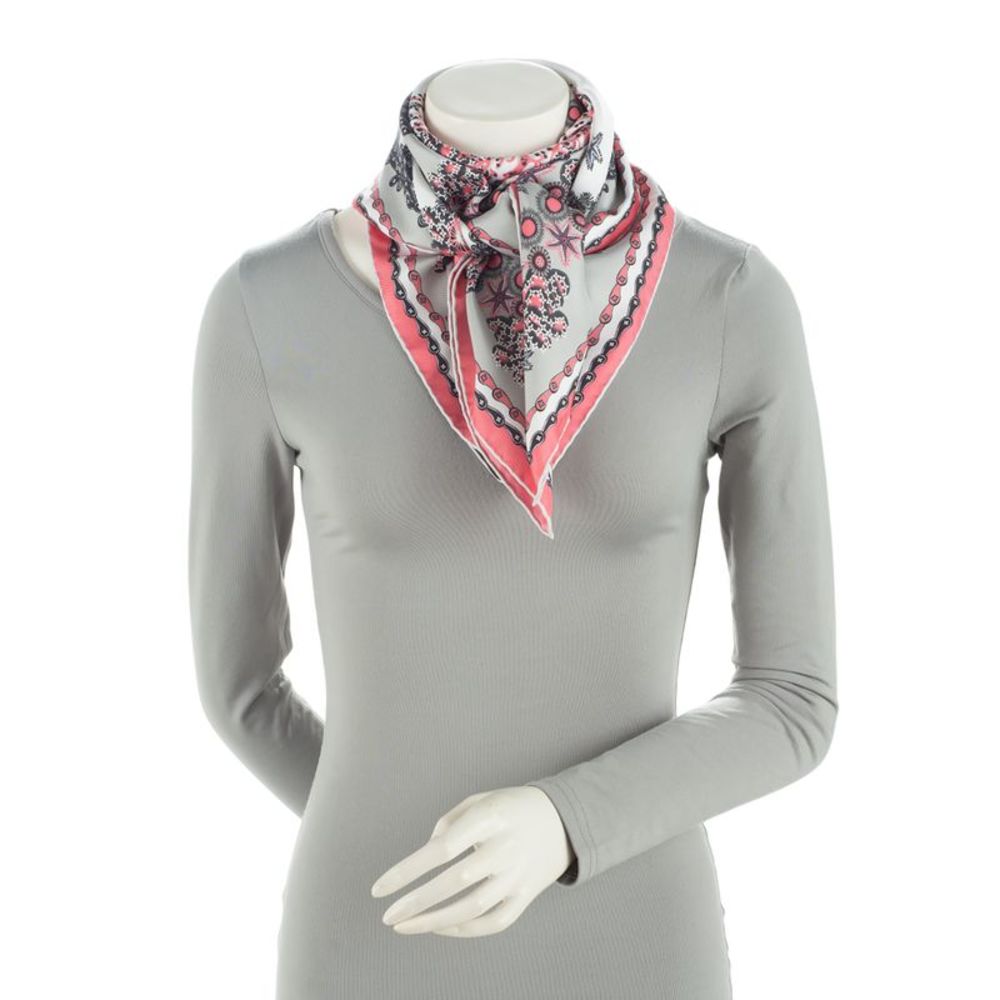 Louis Vuitton Silk Fleur de Coral Reef 90cm Scarf - Picture 3 of 4
